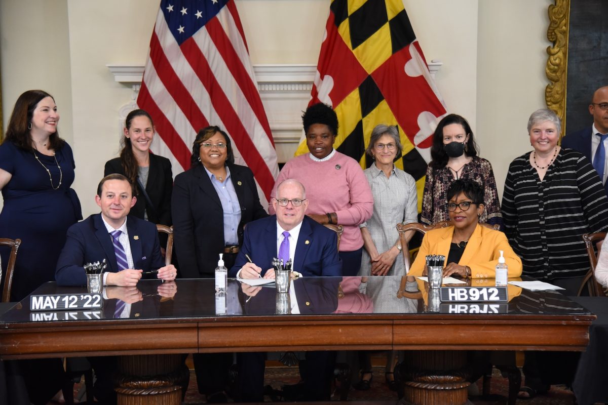 Governor hogan discount bill signing